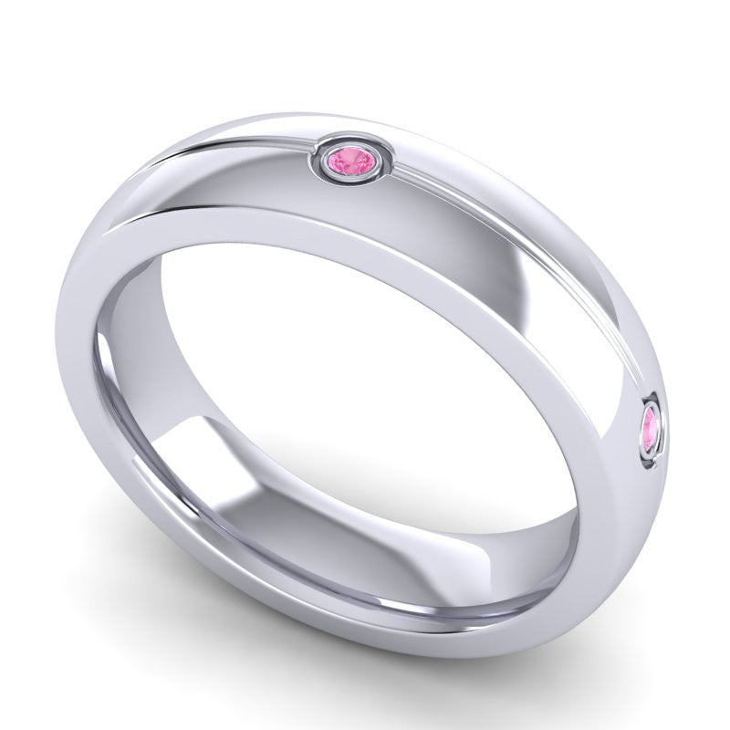 Pink Tourmaline Band