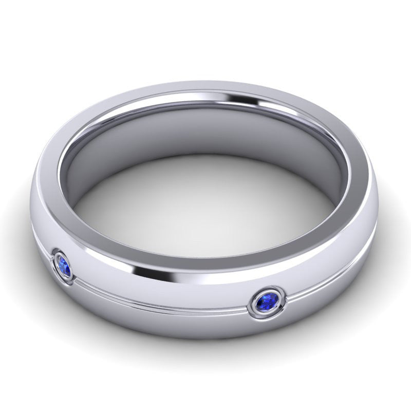 Blue Sapphire Band