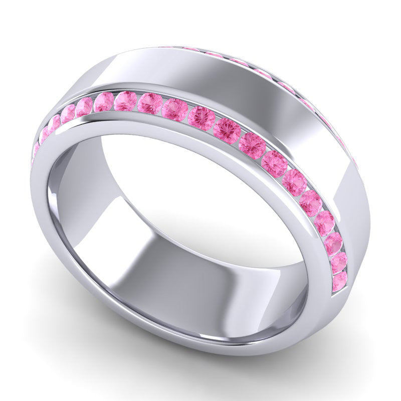 Pink Tourmaline Band