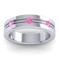 Pink Tourmaline Band