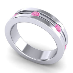 Pink Tourmaline Band