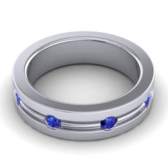 Blue Sapphire Band