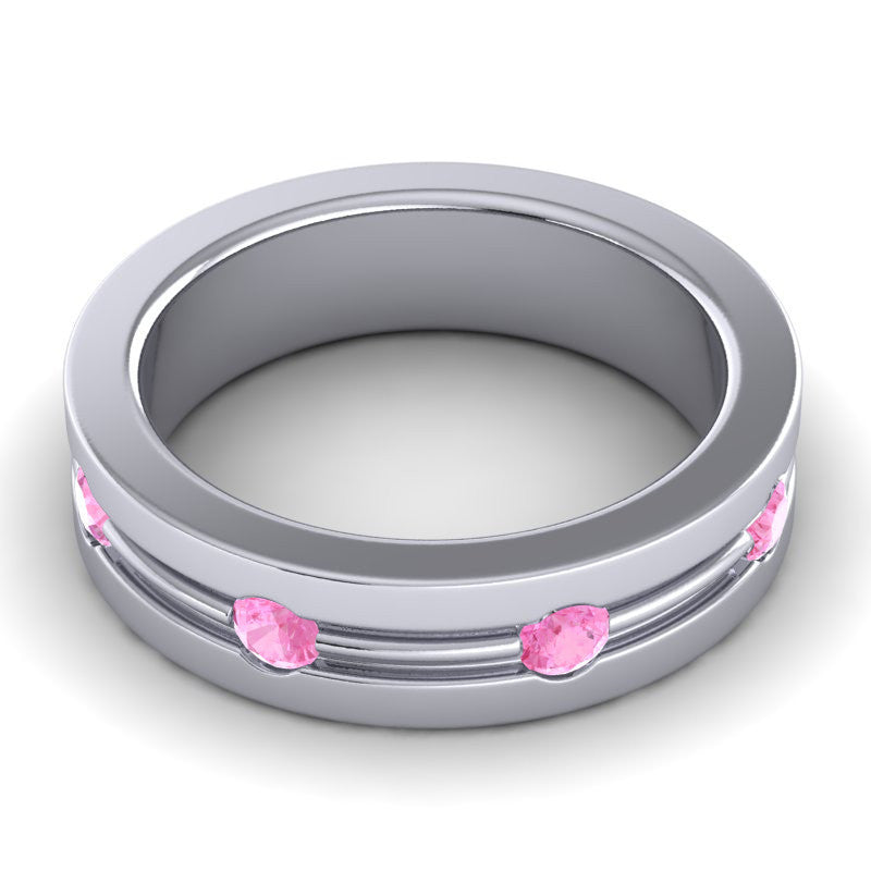 Pink Tourmaline Band