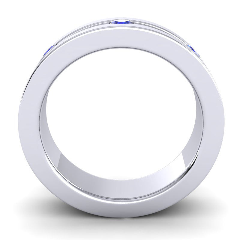 Blue Sapphire Band