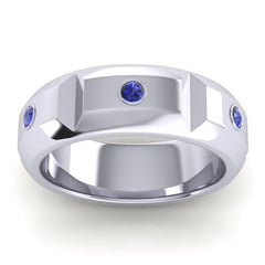 Blue Sapphire Band