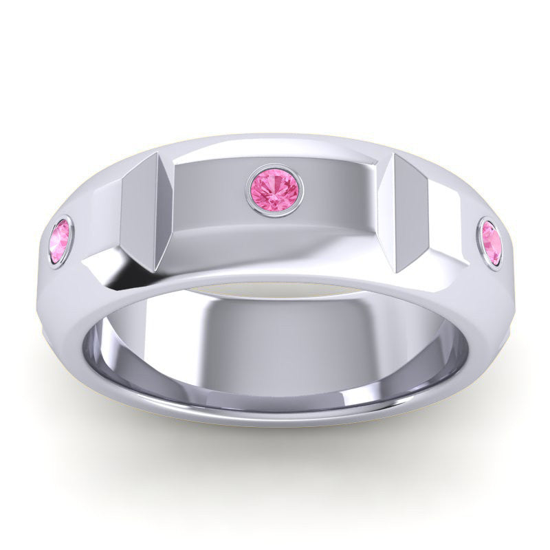Pink Tourmaline Band