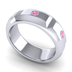 Pink Tourmaline Band