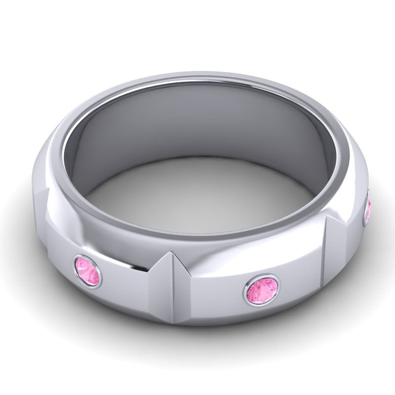 Pink Tourmaline Band