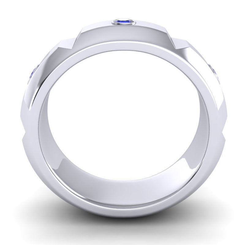 Blue Sapphire Band
