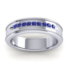 Blue Sapphire Band