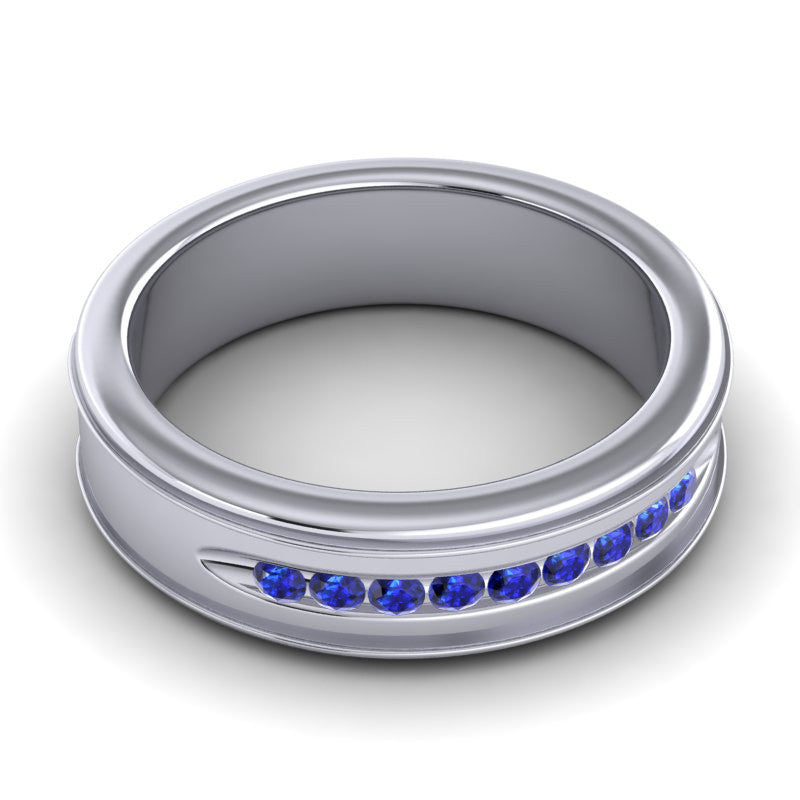 Blue Sapphire Band