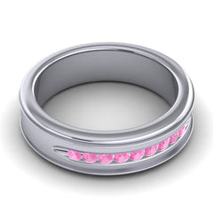 Pink Tourmaline Band