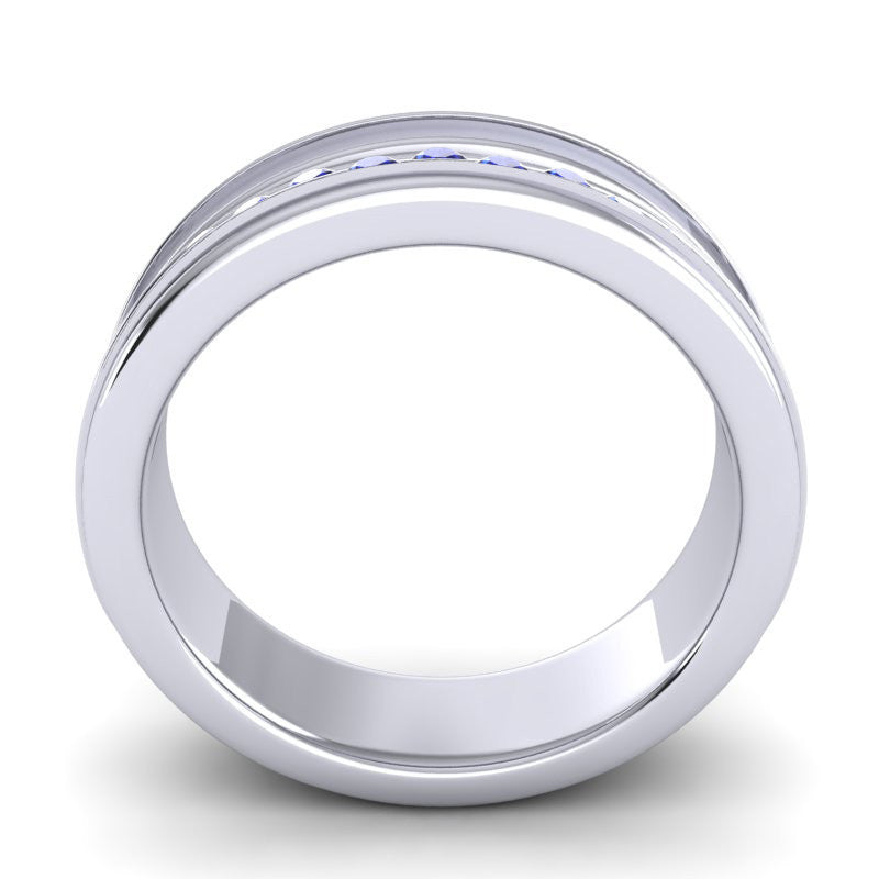 Blue Sapphire Band