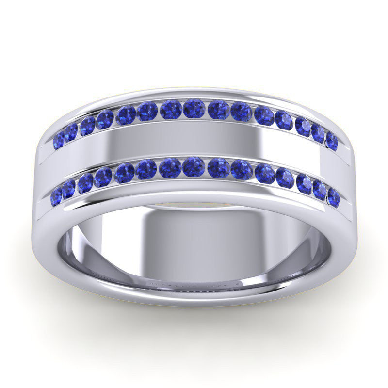 Blue Sapphire Band