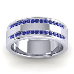 Blue Sapphire Band
