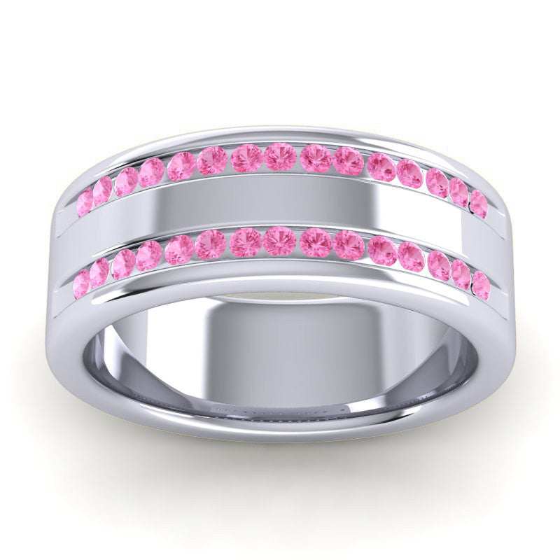 Pink Tourmaline Band