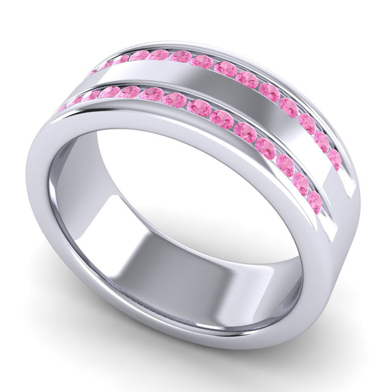 Pink Tourmaline Band
