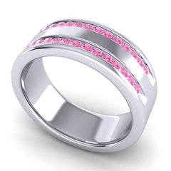 Pink Tourmaline Band