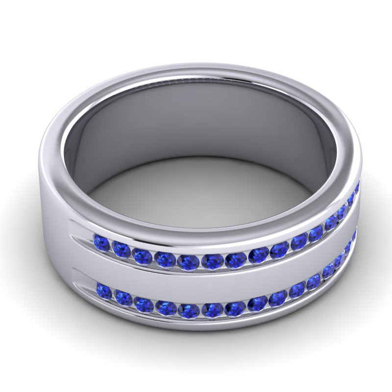 Blue Sapphire Band