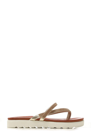 Emilia slip on multi toe post sandal