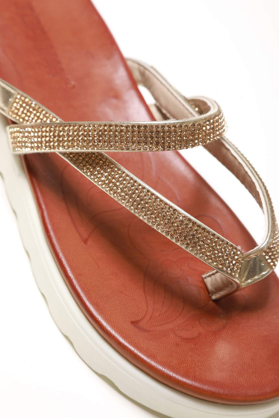 Emilia slip on multi toe post sandal