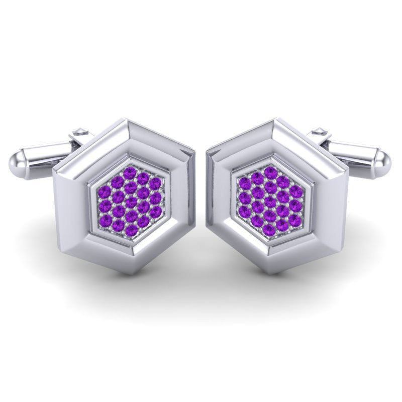 Amethyst Cufflinks