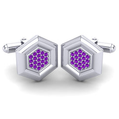 Amethyst Cufflinks