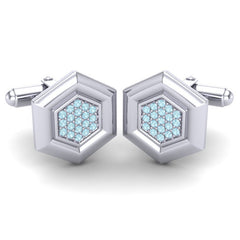Aquamarine Cufflinks