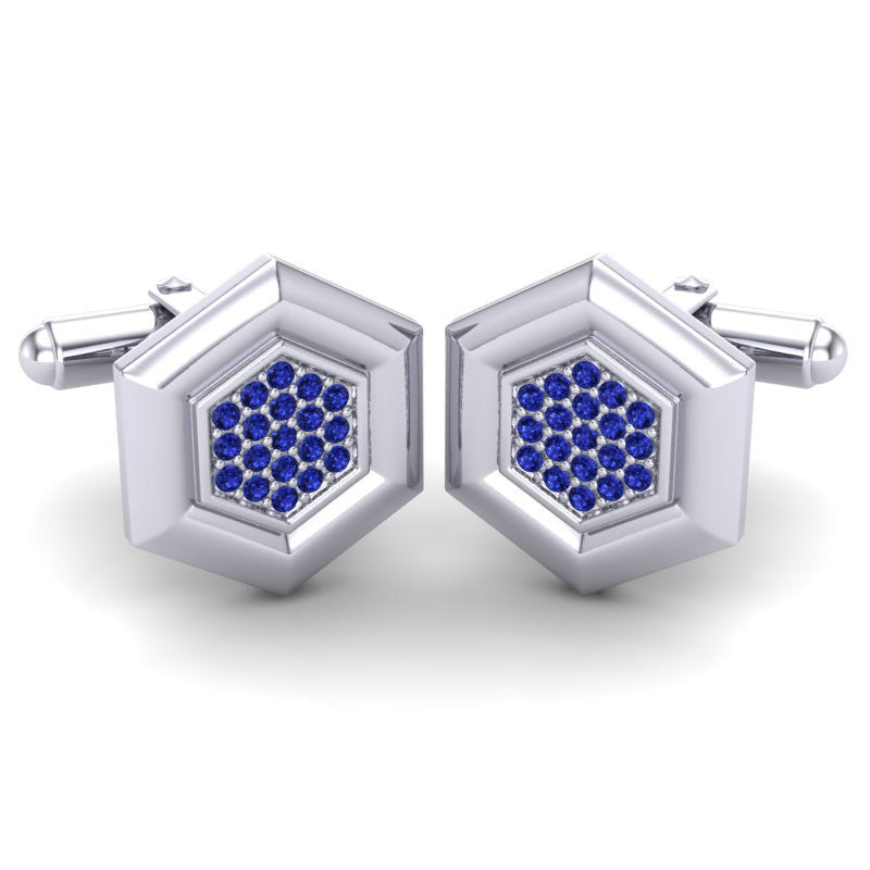Blue Sapphire Cufflinks