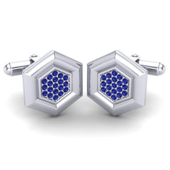Blue Sapphire Cufflinks