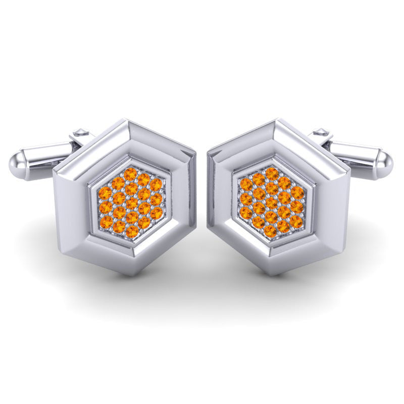 Citrine Cufflinks