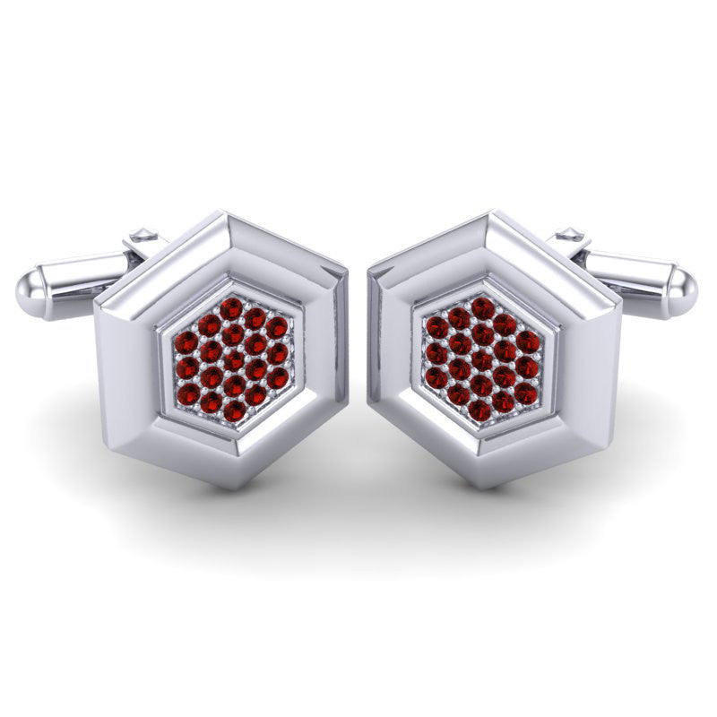 Garnet Cufflinks