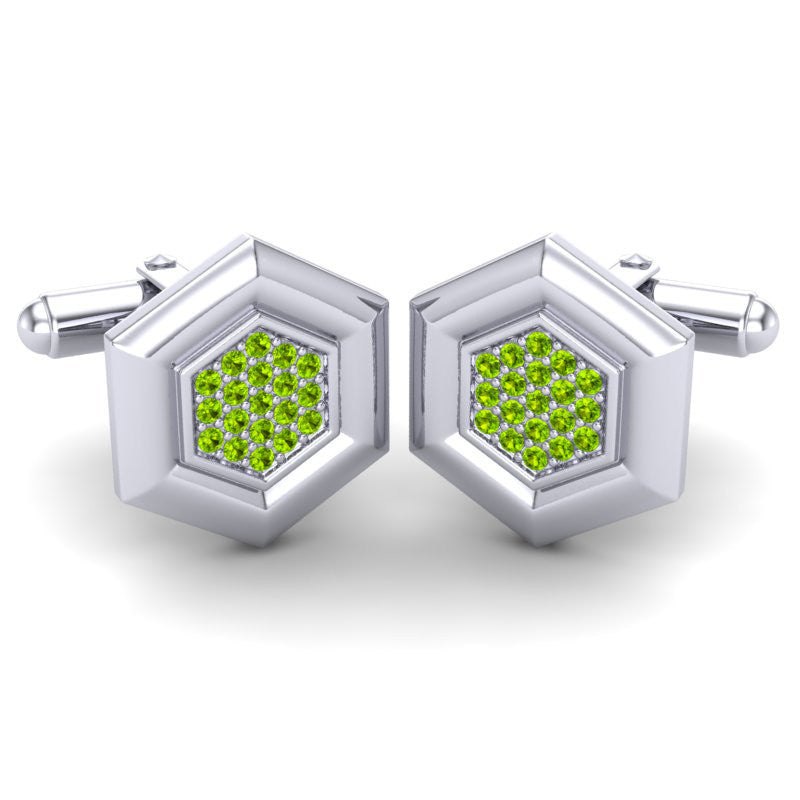 Peridot Cufflinks