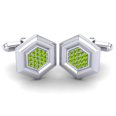 Peridot Cufflinks