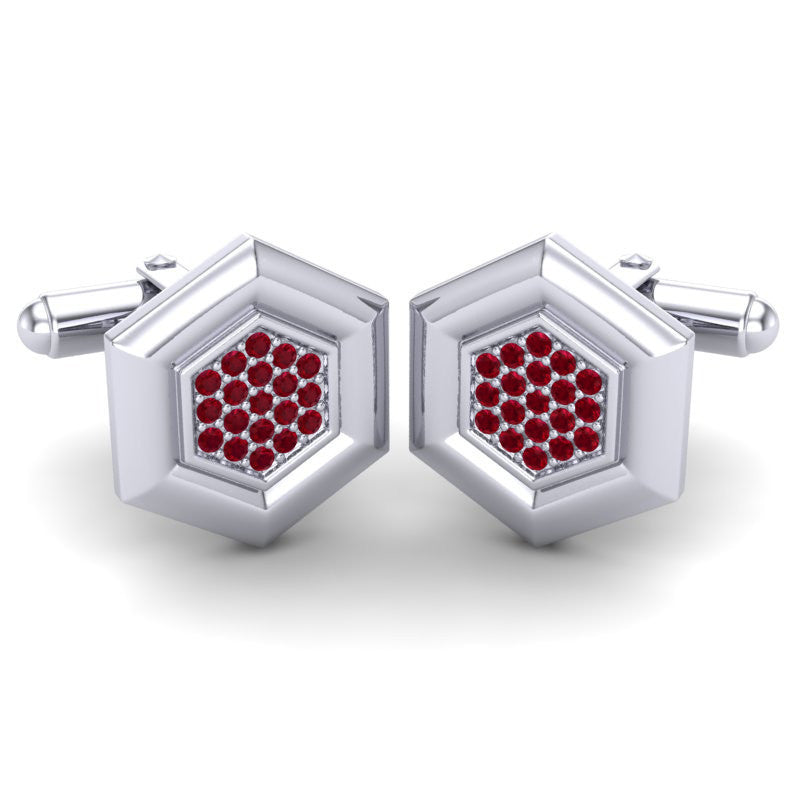 Ruby Cufflinks
