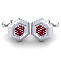Ruby Cufflinks