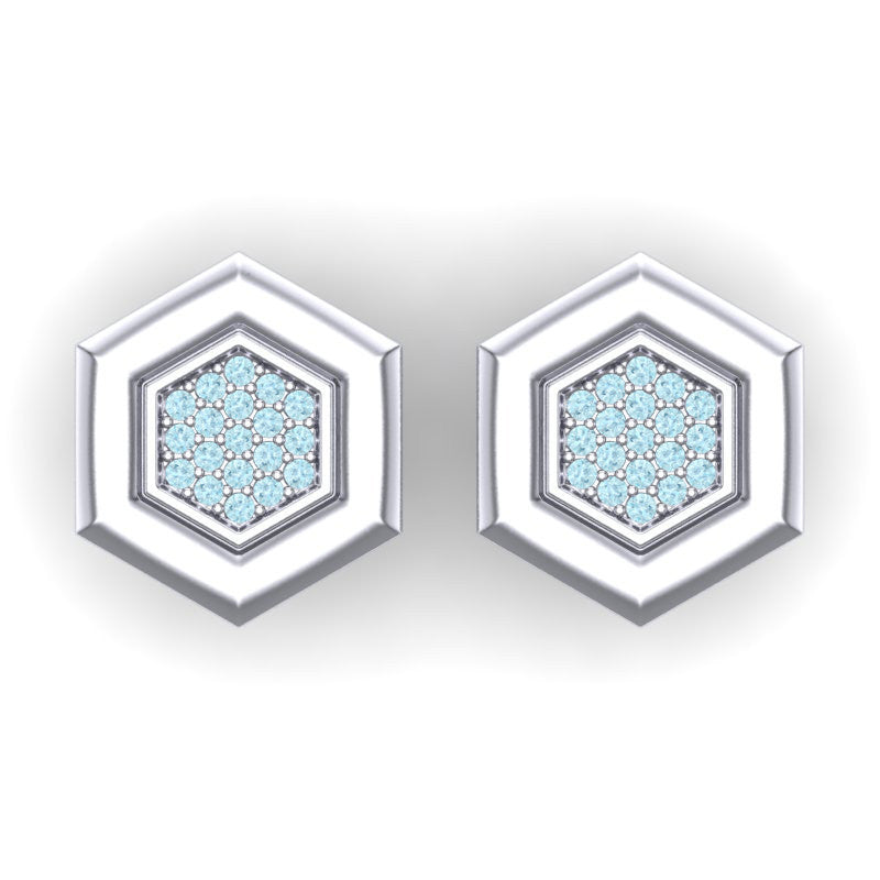 Aquamarine Cufflinks