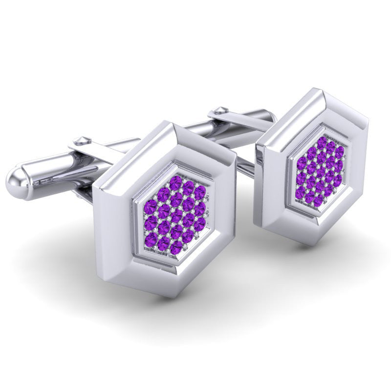 Amethyst Cufflinks