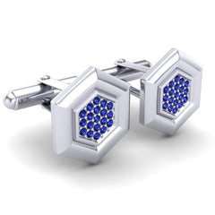 Blue Sapphire Cufflinks