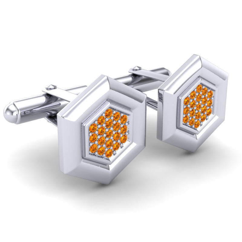 Citrine Cufflinks