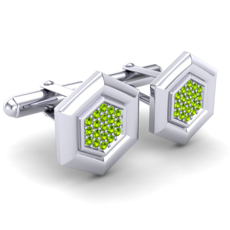 Peridot Cufflinks