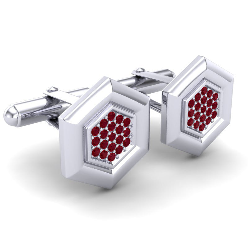 Ruby Cufflinks