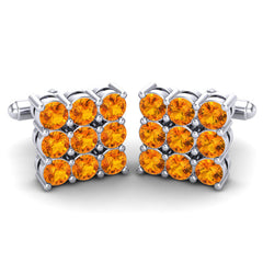 Citrine Cufflinks
