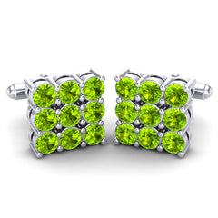 Peridot Cufflinks