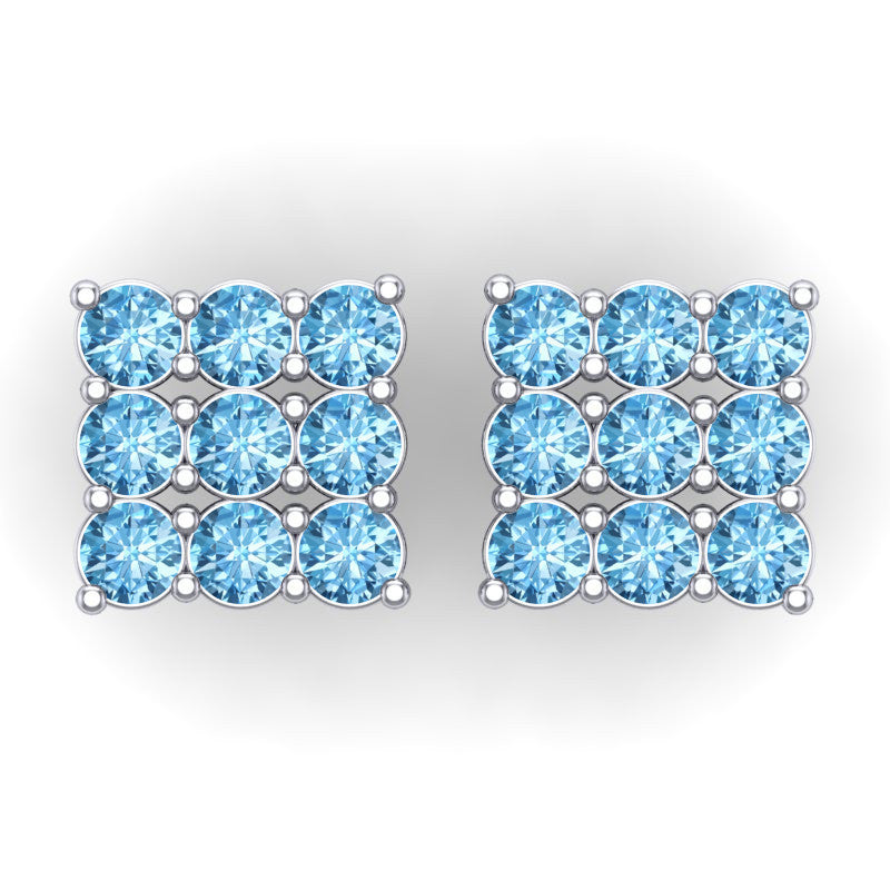 Swiss Blue Topaz Cufflinks