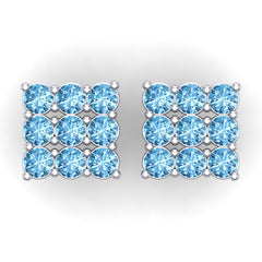 Swiss Blue Topaz Cufflinks