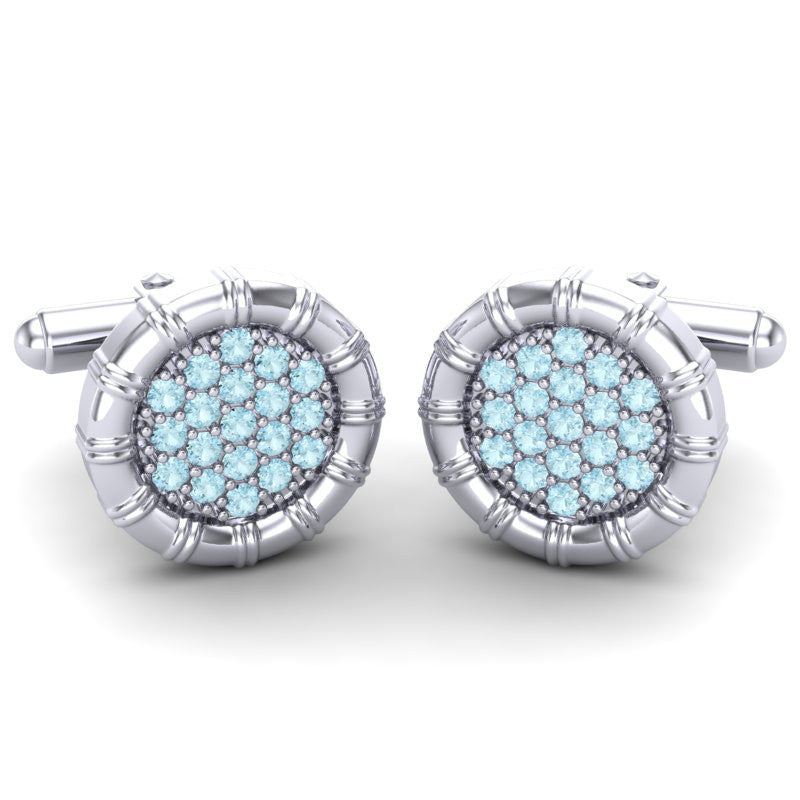 Aquamarine Cufflinks