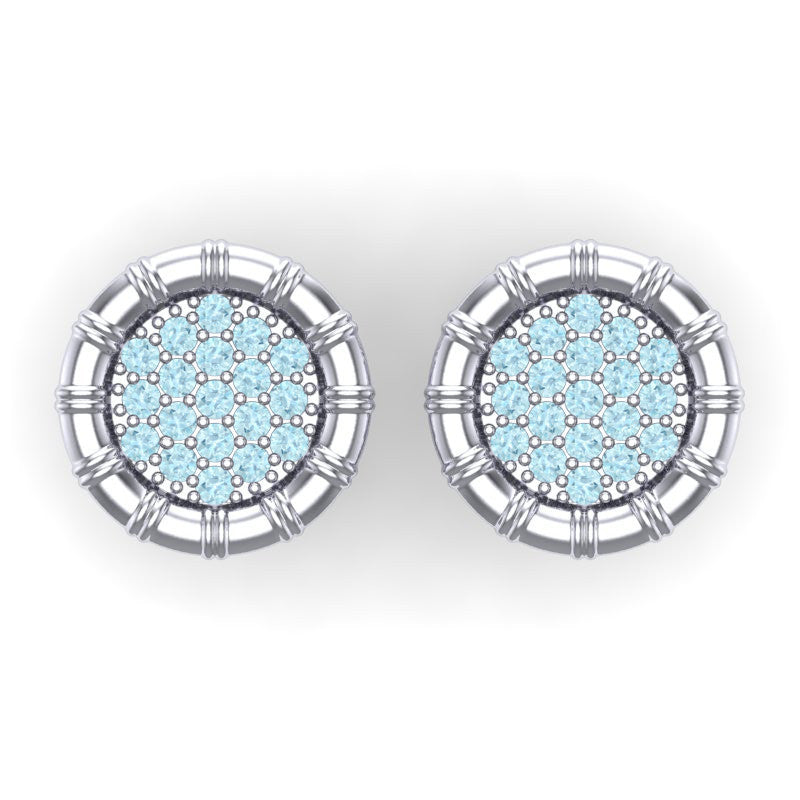 Aquamarine Cufflinks