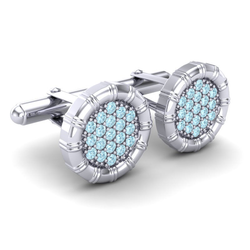 Aquamarine Cufflinks