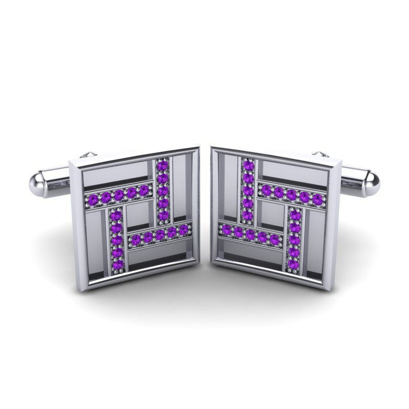 Amethyst Cufflinks